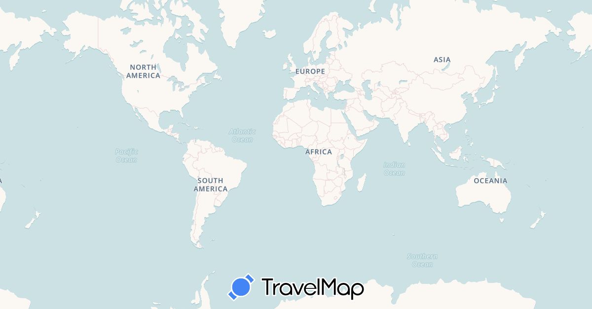 TravelMap itinerary: driving, plane, cruise in Antarctica, Argentina, Barbados, Brazil, Chile, Dominica, Falkland Islands, Saint Kitts and Nevis, Saint Lucia, Saint Martin, Puerto Rico, Trinidad and Tobago, United States, Uruguay, British Virgin Islands (Antarctica, North America, South America)